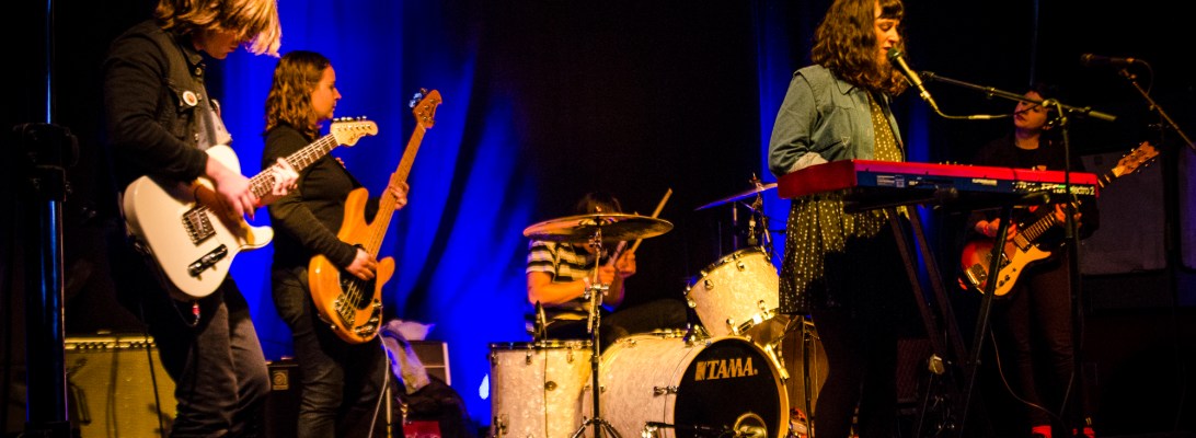 Waxahatchee band live 2015 Ghent DOK Gent Katie Crutchfield © Caroline Vandekerckhove