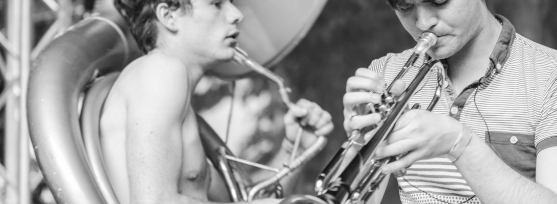 Booka Brass Band live 2015 centre culturel Irlandais, Paris © Caroline Vandekerckhove