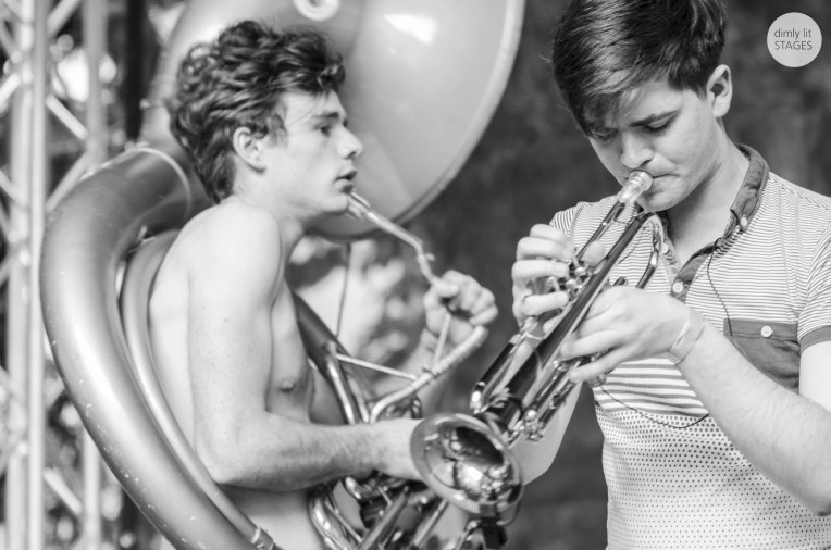 Booka Brass Band live 2015 centre culturel Irlandais, Paris © Caroline Vandekerckhove