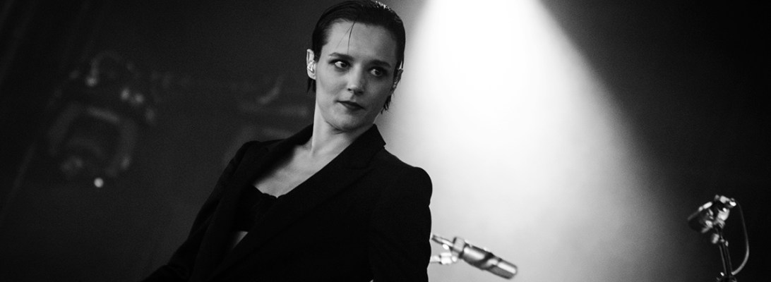 Savages Jehnny Beth (Camille Berthomier) live 2016 Down the rabbit hole Beuningen the Netherlands © Caroline Vandekerckhove