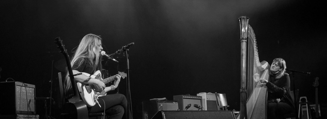 Meg Baird and Mary Lattimore live 2018 Ancienne Belgique AB Brussels © Caroline Vandekerckhove
