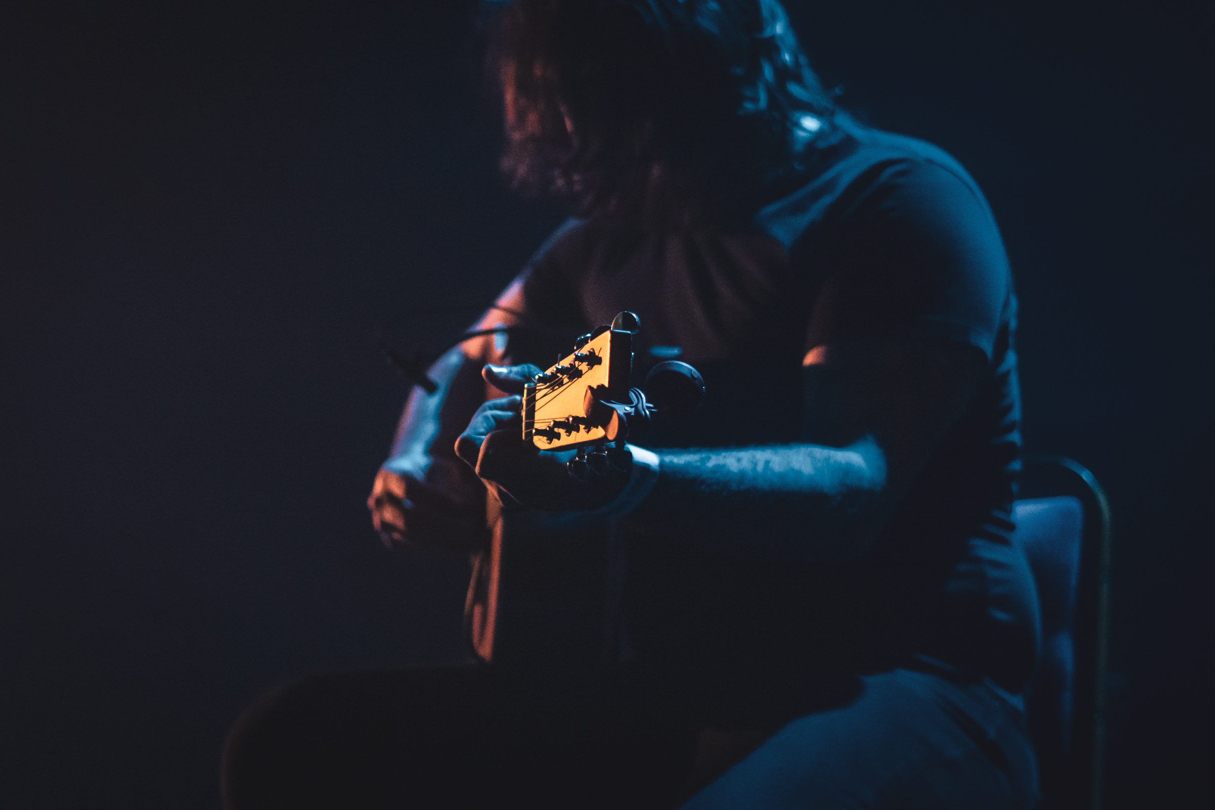 Lankum live at Vicar street, 2023, photographed by Caroline Vandekerckhove for Dimly lit stages.
