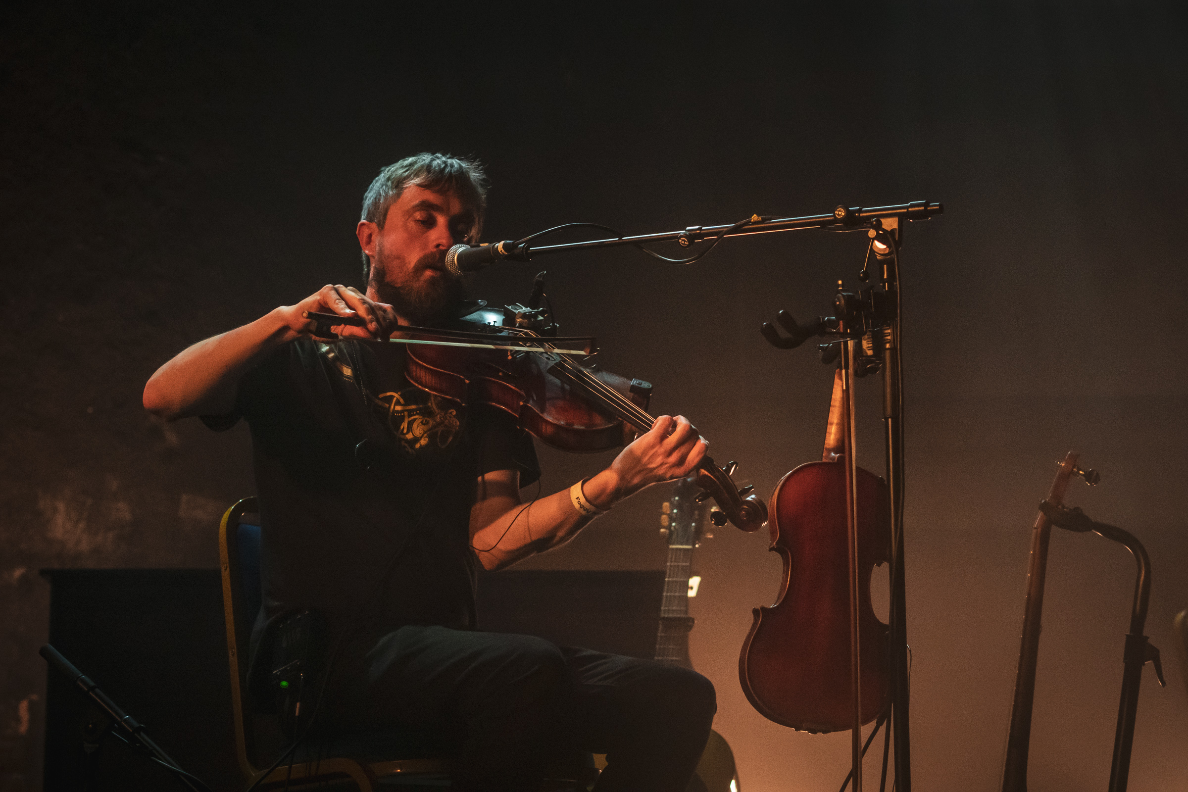 Lankum live at Vicar street, 2023, photographed by Caroline Vandekerckhove for Dimly lit stages.
