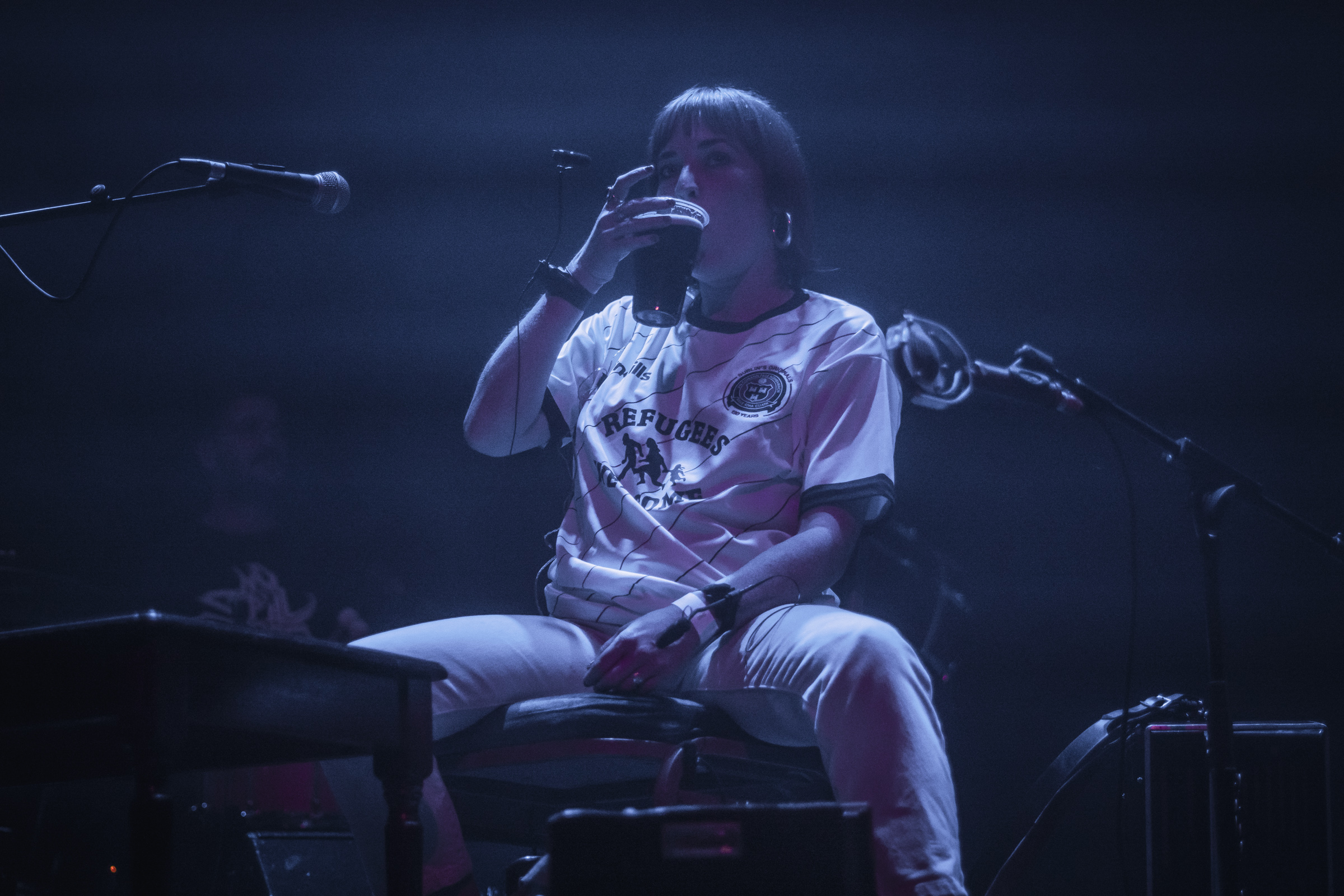 Lankum live at Vicar street, 2023, photographed by Caroline Vandekerckhove for Dimly lit stages.